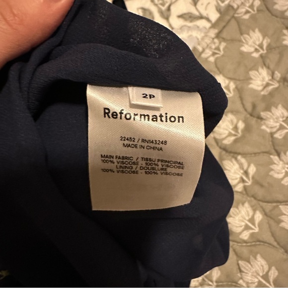 Reformation Black Floral Maxi Dress with Yellow Accents - Picture 7 of 14